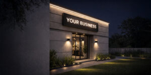 Signboard and Perimeter Lighting